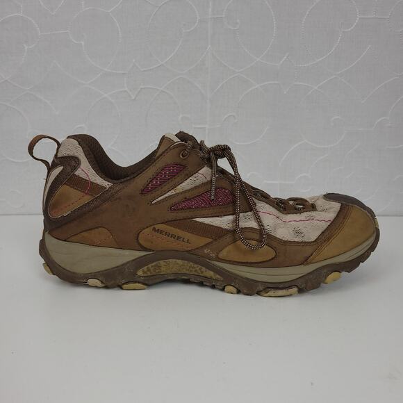 Merrell Siren Women's Shoes 11 Sync Brown Orthholite Vibram Outdoor Performance - Picture 3 of 12